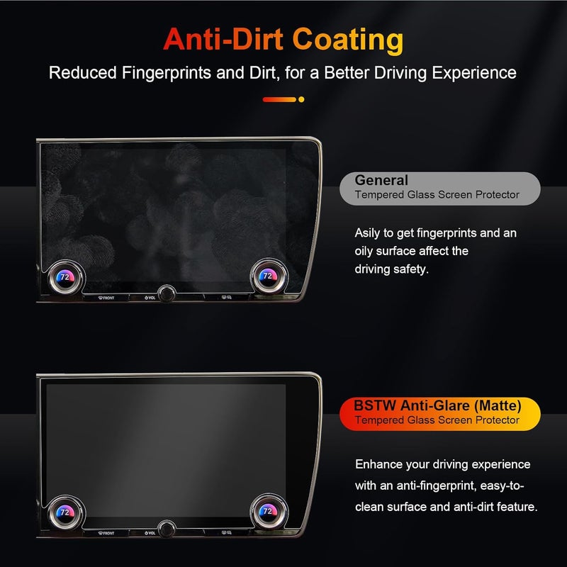 BSTW for 2025 Lexus NX 350 Screen Protector for 2022-2026 Lexus NX 250/350/350h Hybrid/450h+ PHEV 14-in Display for Lexus NX 350 Accessories Anti Glare Tempered Glass Protective Film (NX 14-In Matte) - Image 3